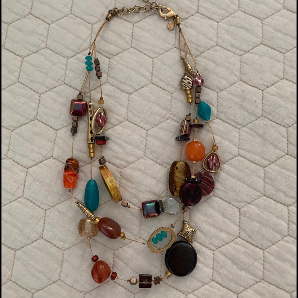 Chico’s colorful statement necklace